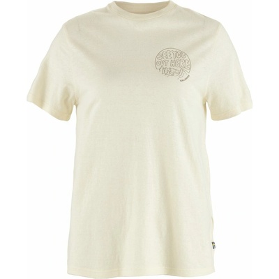 FJÄLLRÄVEN Hemp Blend Out Here T shirt W Chalk White