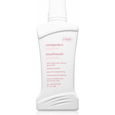 Ziaja proti zubnímu kazu Sensitive Mouthwash 500 ml