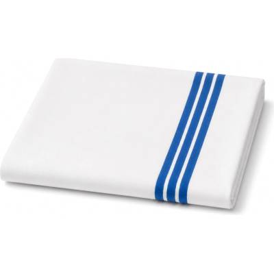 Gastrokuchyne Bavlnená wellness plachta s modrým pruhom 145 g/m² 120x140