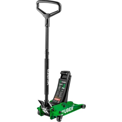 Wubertools Wuber W22021 Nízkoprofilový hydraulický zdvihák 3 t, zdvih 75–505 mm, nylonové kolesá