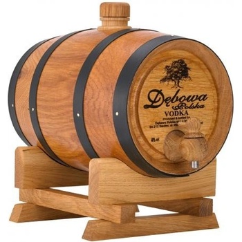 Dębowa 40% 1 l (darčekové balenie súdok)