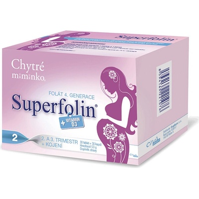 Chytré miminko Superfolin 2 Mama 120 tabliet