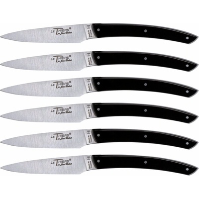 Laguiole Jean Dubost Knife Set 6 ks Acrylic Black