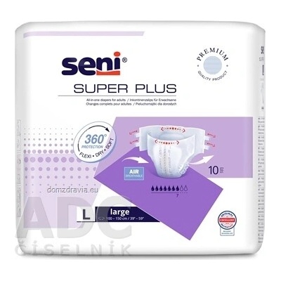 Seni Super Plus Large 1 x 10 ks