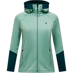 Peak Performance Дамско поларено яке Peak Performance Women's Rider Essentials Zip Hood Fleece jacket - Green Valley - размер XL (105-6221-0615)