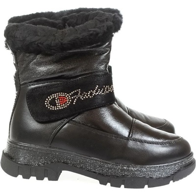 Detské čierne čižmy Fashion