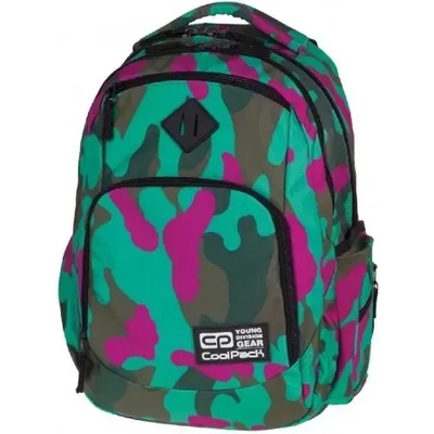 COOLPACK Break Camouflage ученическа раница Emerald
