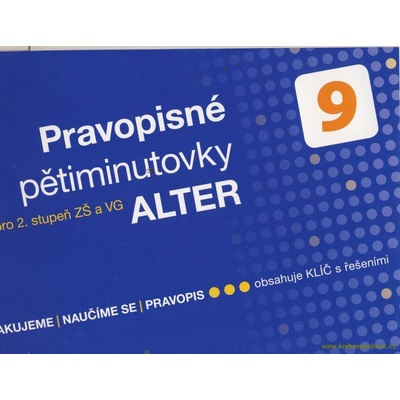 Pravopisné pětiminutovky 9 pro 2. stupeň ZŠ a VG - Lenka Bradáčová