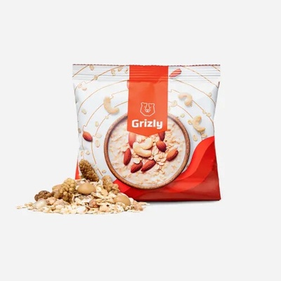 Grizly Ovsená kaša karamel a biela moruša 6 x 60 g