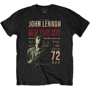 John Lennon New York City '72 Black XL Риза (JLECOTS01MB04)