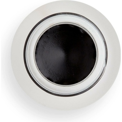 Revolution Gelové oční linky se štětečkem Gel Eyeliner Black 3 g