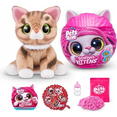 ZURU Pets Alive Smitten Kittens Zrzavá Interaktivní Kočka