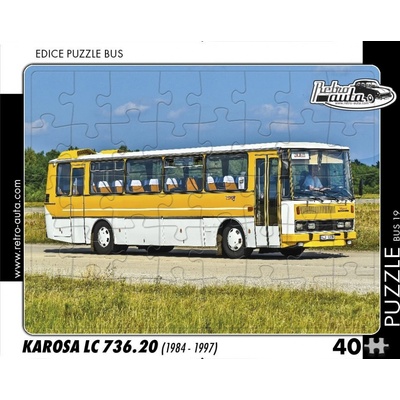 RETRO-AUTA BUS č 19 Karosa LC 736 20 1984 1997 40 dílků