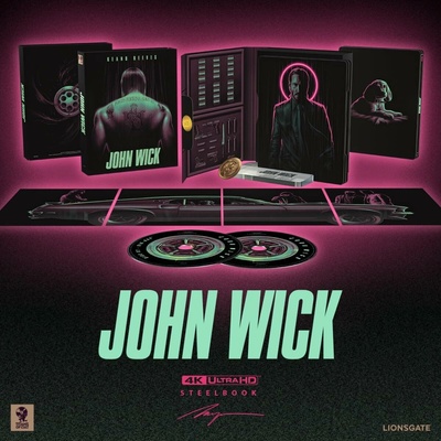 John Wick Titans Of Cult Limited Edition Steelbook 4K Ultra HD + BD