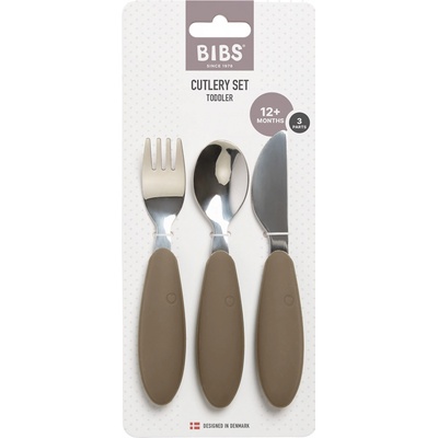 Bibs Sada příborů Dark Oak 3 ks