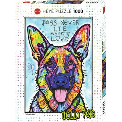 Heye Psi nikdy nelžou 1000 dielov
