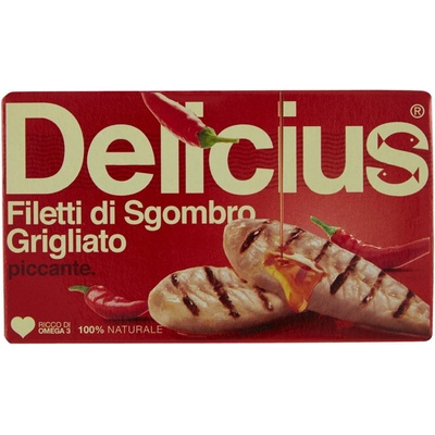 Delicius Grilované Filety Z Makrely S Červenou Paprikou 85 g