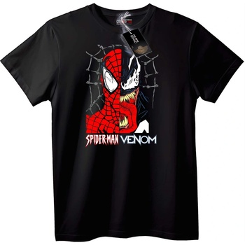 NOONEBRAND Тениска Spider-Man & Venom - 4XL, White