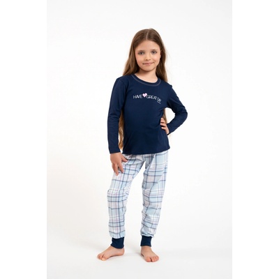 Girls' pyjamas Bonilla long sleeves black