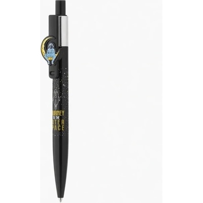 Авт. химикалка Ico Astronaut BlackWhite 0.8mm (16014653-06-9010200002)