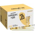 SORBOS ядливи плодови сламки ДЖИНДЖИФИЛ (200бр. )