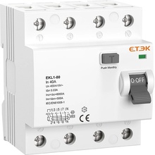 Etek EKL1-80-3N4030A 40A 3P+N 30mA 120269