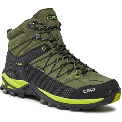 CMP Туристически CMP Rigel Mid Trekking Shoes Wp 3Q12947 Kaki-Acido 02FP (Rigel Mid Trekking Shoes Wp 3Q12947)