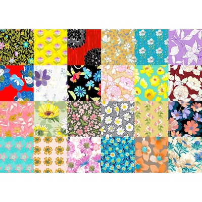 Enjoy - Puzzle Floral Patterns - 1 000 piese