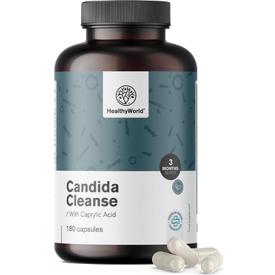 HealthyWorld Candida Cleanse - 180 капсули
