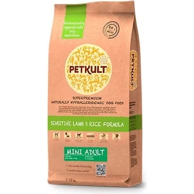 Petkult MINI Adult lamb and rice 12 kg