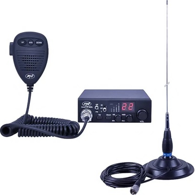 PNI PNI-PACK59 CB Radio Set Escort HP 8000L ML145 Antenna 4W 12V 145cm (PNI-PACK59)