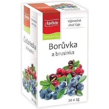 Apotheke Borůvka a brusinka čaj 20 x 2 g