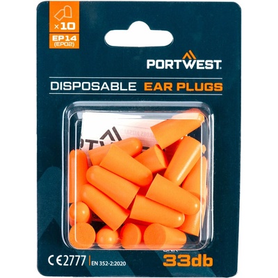 EP14 Ušné zátky z PU peny v blistri 10 párov