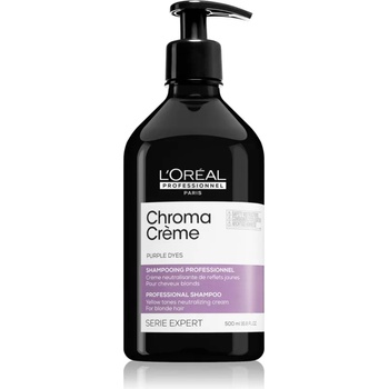 L'Oréal Serie Expert Chroma Crème шампоан, неутрализиращ жълтите нюанси за руса коса 500ml