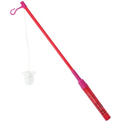 Svietiaca tyčka na lampióny 40 cm - červeno fialová