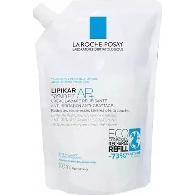 La Roche-Posay Lipikar Syndet AP+ mycí krém na tělo, náhradní náplň, 400 ml