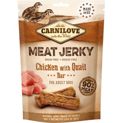 CARNILOVE Jerky Snack Chicken with Quail Bar 100 g