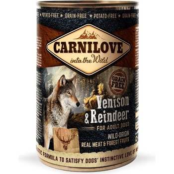 Carnilove Wild Meat Venison & Reindeer 12 x 400 g