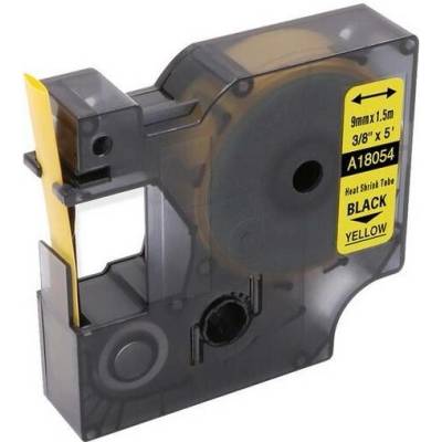KOMPATIBILNÍ PÁSKA DYMO 18054 S0718290 ŽLUTÁ/ČERNÝ TISK, BUŽÍRKA, 9mm
