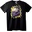 NOONEBRAND Тениска Пиксел Крал Маймуна - 2XL, Black