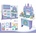 Armtoys ДЕТСКА ГОЛЯМА КУХНЯ ЗАМЪК С ВОДА 34 ЧАСТИ