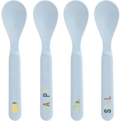 Lässig Spoon Set PP/Cellulose Happy Fruits 2025 lemon 4 ks