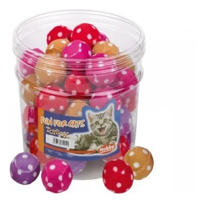 Nobby Играчка за котка топче на точки цветно 4 см nobby Германия 71914
