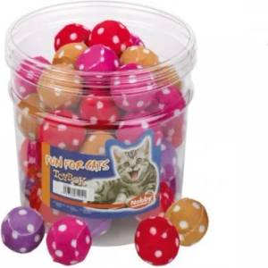 Nobby Играчка за котка топче на точки цветно 4 см nobby Германия 71914