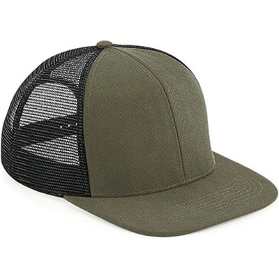 Beechfield s rovným šiltom B664 Olive Green