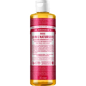 Dr. Bronner's 18in1 Натурален сапун Роза - 240 мл