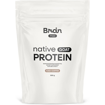 BrainMax Native Goat Protein, Iced coffee, 500 g