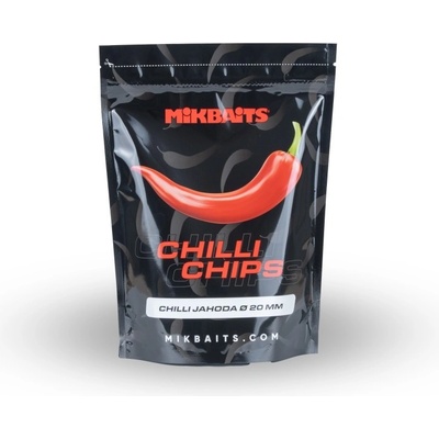 Mikbaits Boilies Chilli Chips Chilli Jahoda 300g 20mm