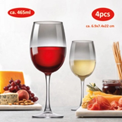 ALPINA ЧАША ЗА ВИНО alpina 465мл ОПУШЕНА k-kt 4бр