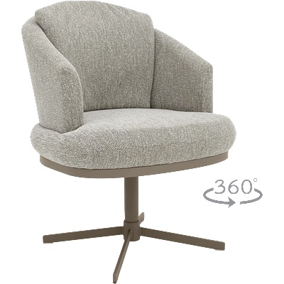 Carmen Трапезен стол lihula 5 - сив 01 (3532284)